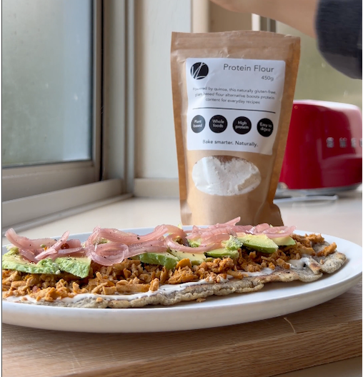 Danielle's Protein Flour Flatbread