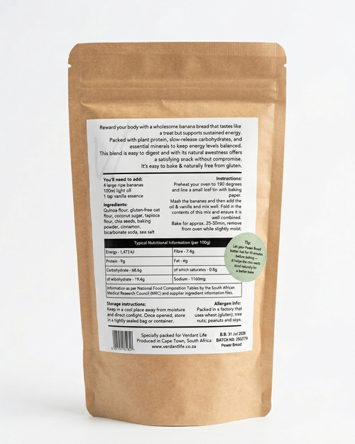 Power Bread, banana, 275g